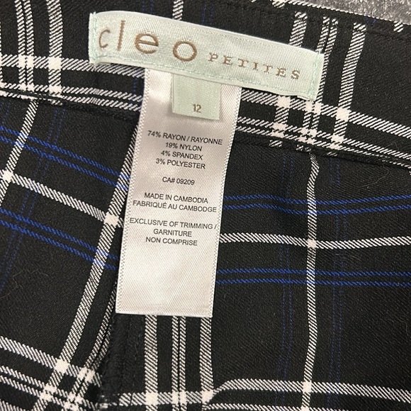 Plaid ankle comfort pants - Picture 9 of 9